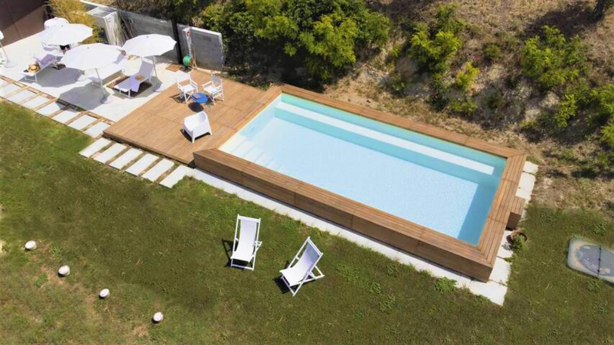Borgo Calbianco - Private House With Pool & Airco Villa Cerreto Castello Bagian luar foto