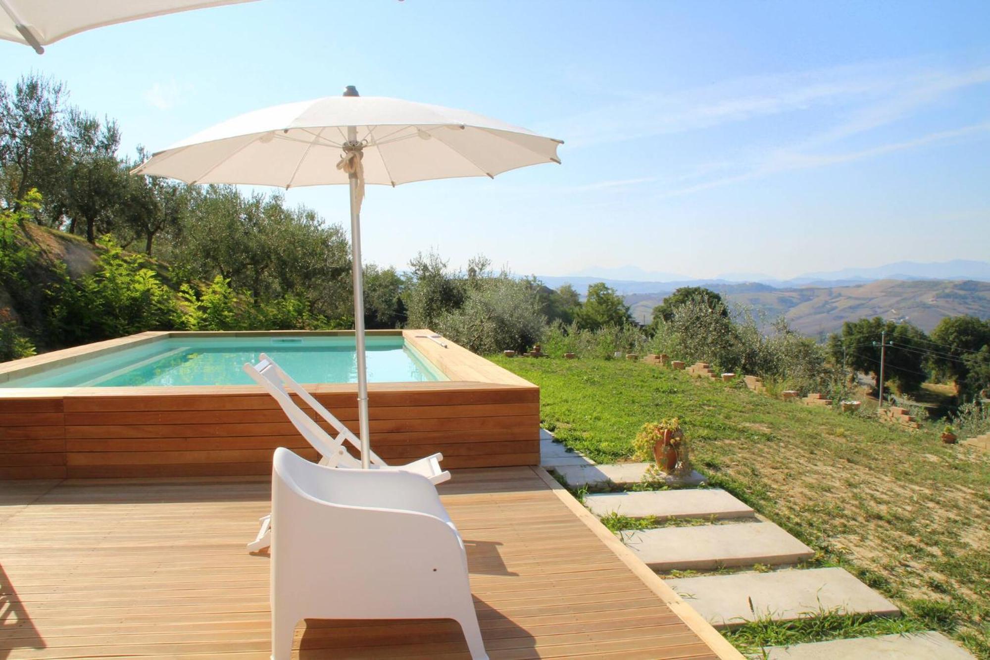 Borgo Calbianco - Private House With Pool & Airco Villa Cerreto Castello Bagian luar foto
